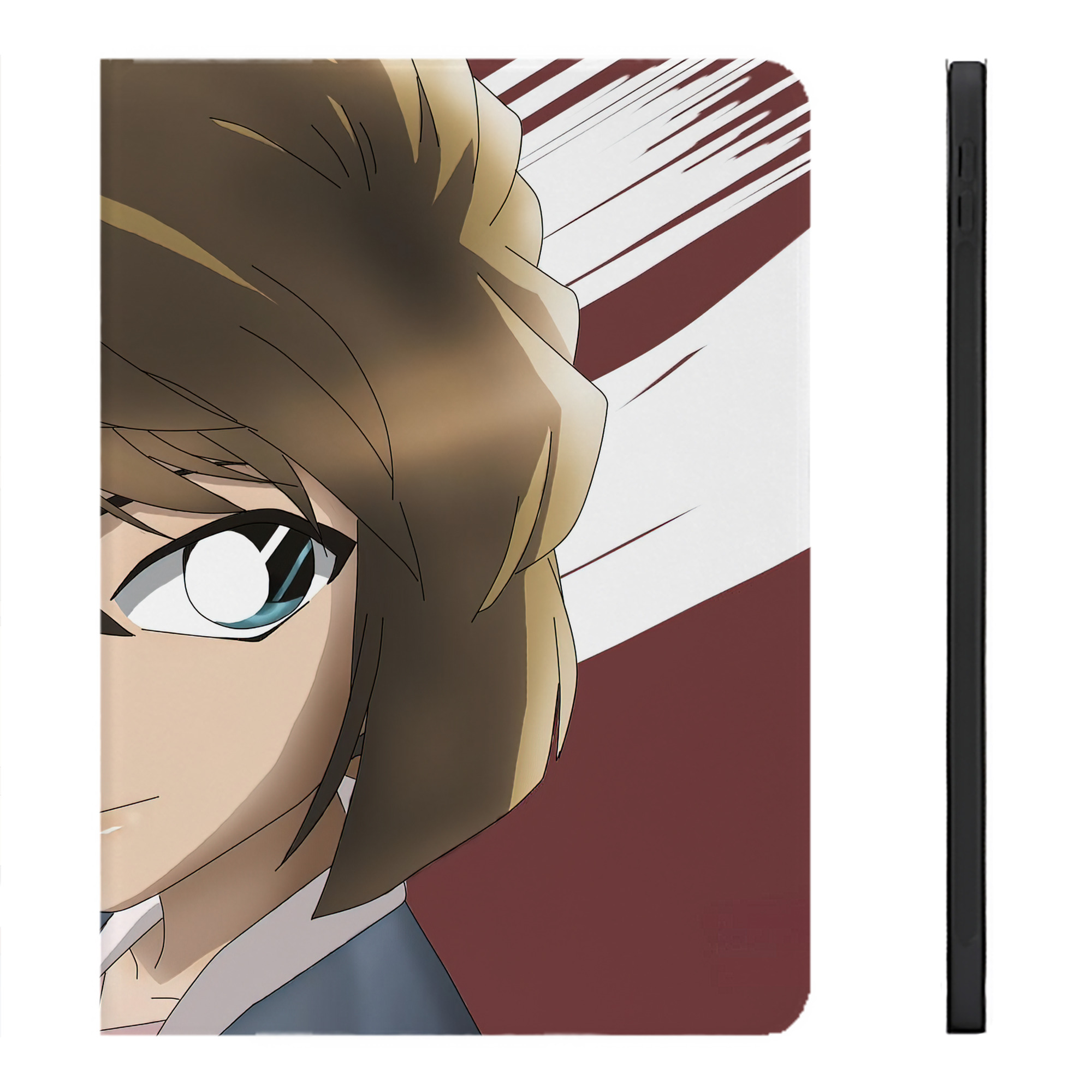 （画像用） 名探偵コナン Detective Conan IPadケース ペンホルダー付き ブックスタイルデザイン